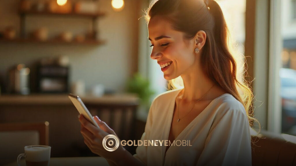 Golden Eye Mobil kullanıcı dostu arayüzü